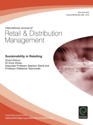cover image of International Journal of Retail & Distribution Management, Volume 43, Issue 4 & 5